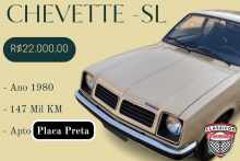 CHEVETTE SL 1980/80 | Clássicos Premium